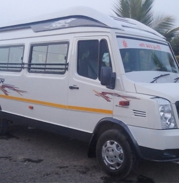 17 seater pkn tempo traveller hire in gujarat ahmedabad